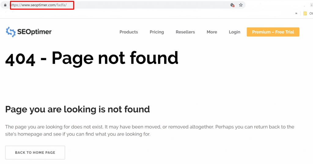 404 strona nie została znaleziona komunikat o błędzie